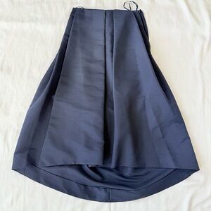 COS Womens Skirt A line Low High Business Casual Dressy Cocktail Navy Size 2